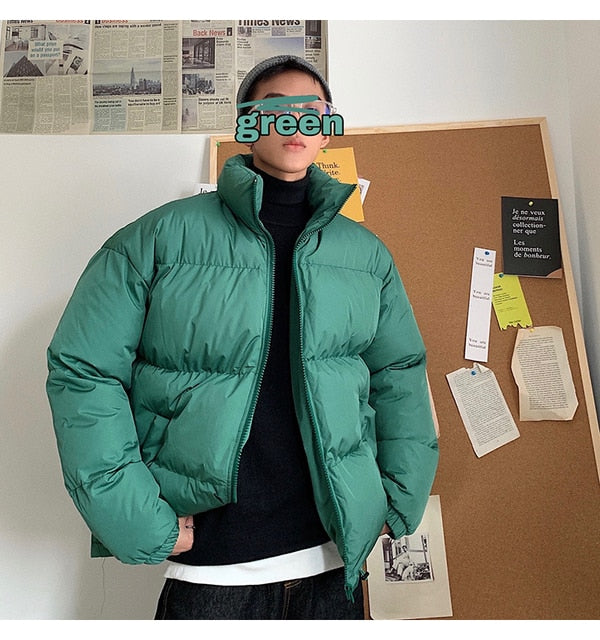 Pufferjacke im Harajuku-Stil