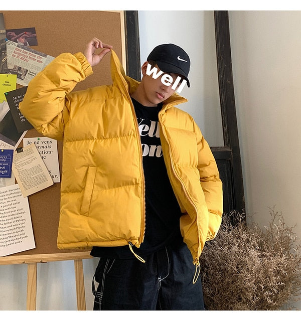 Pufferjacke im Harajuku-Stil