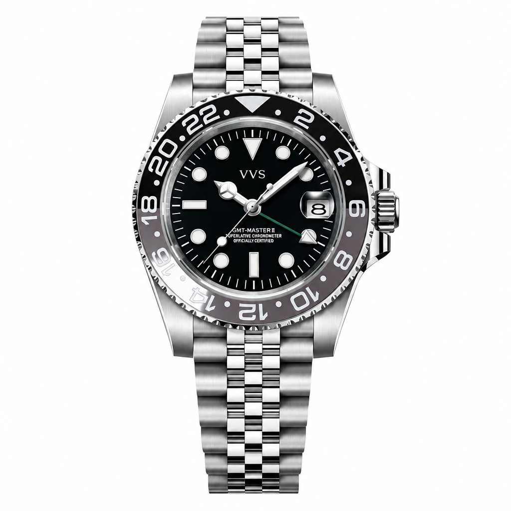 VVS Watches Bruce Wayne GMT concept with VVS dial logo