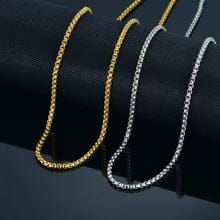 VVS Jewelry hip hop jewelry 14k Gold 316L Stainless Steel Rope Chain