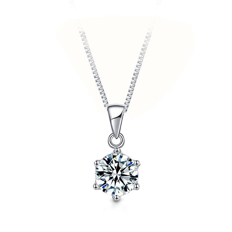 VVS Jewelry hip hop jewelry 925 Sterling Silver 1ct/2ct/3ct VVS1 Moissanite Diamond Necklace