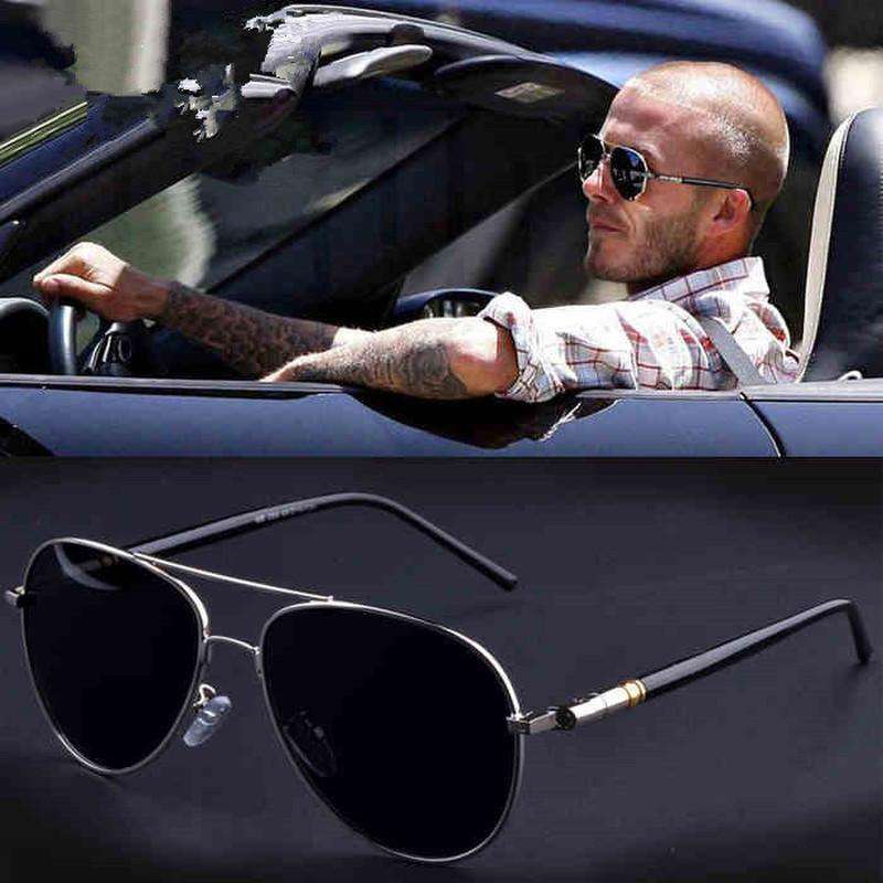 VVS Jewelry hip hop jewelry Beckham Metal Polarized Aviator Sunglasses