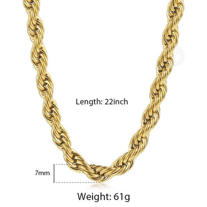 VVS Jewelry hip hop jewelry chain Stainless Steel Rope Chain