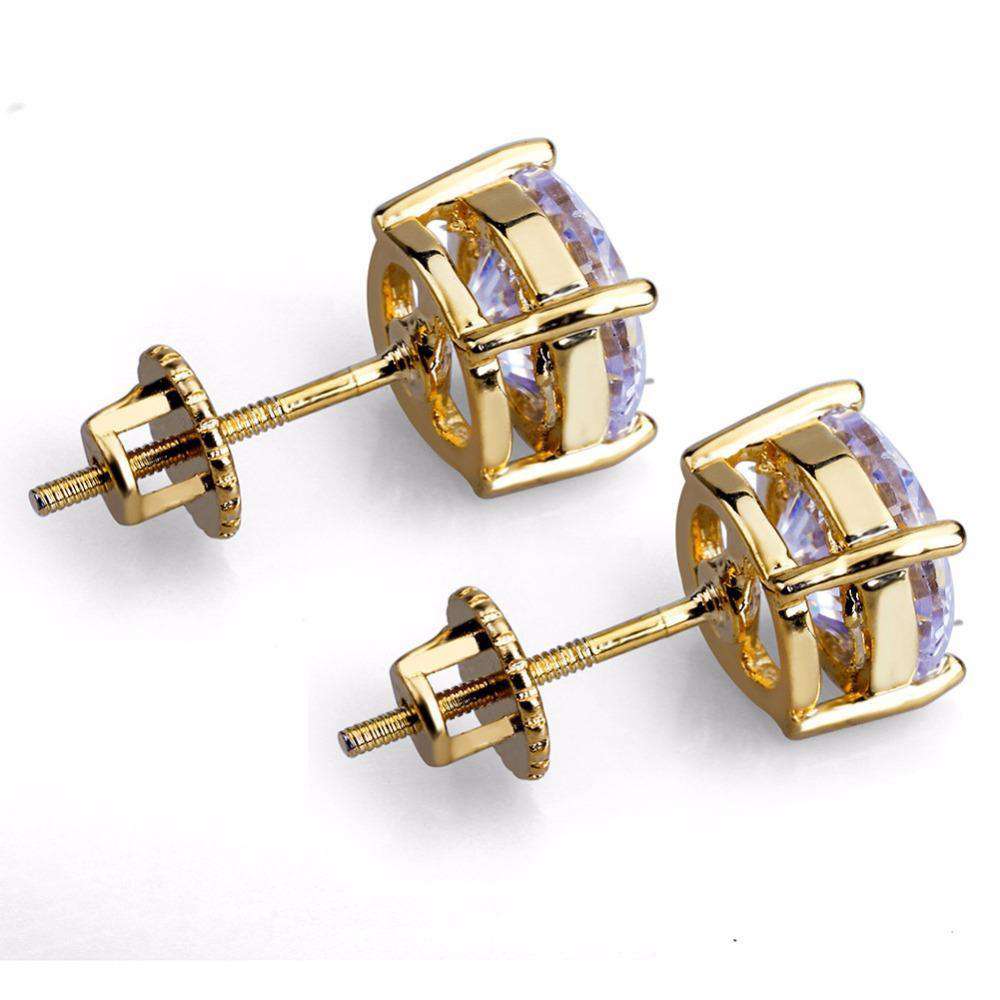 VVS Jewelry hip hop jewelry Classic Ice Stud Earrings