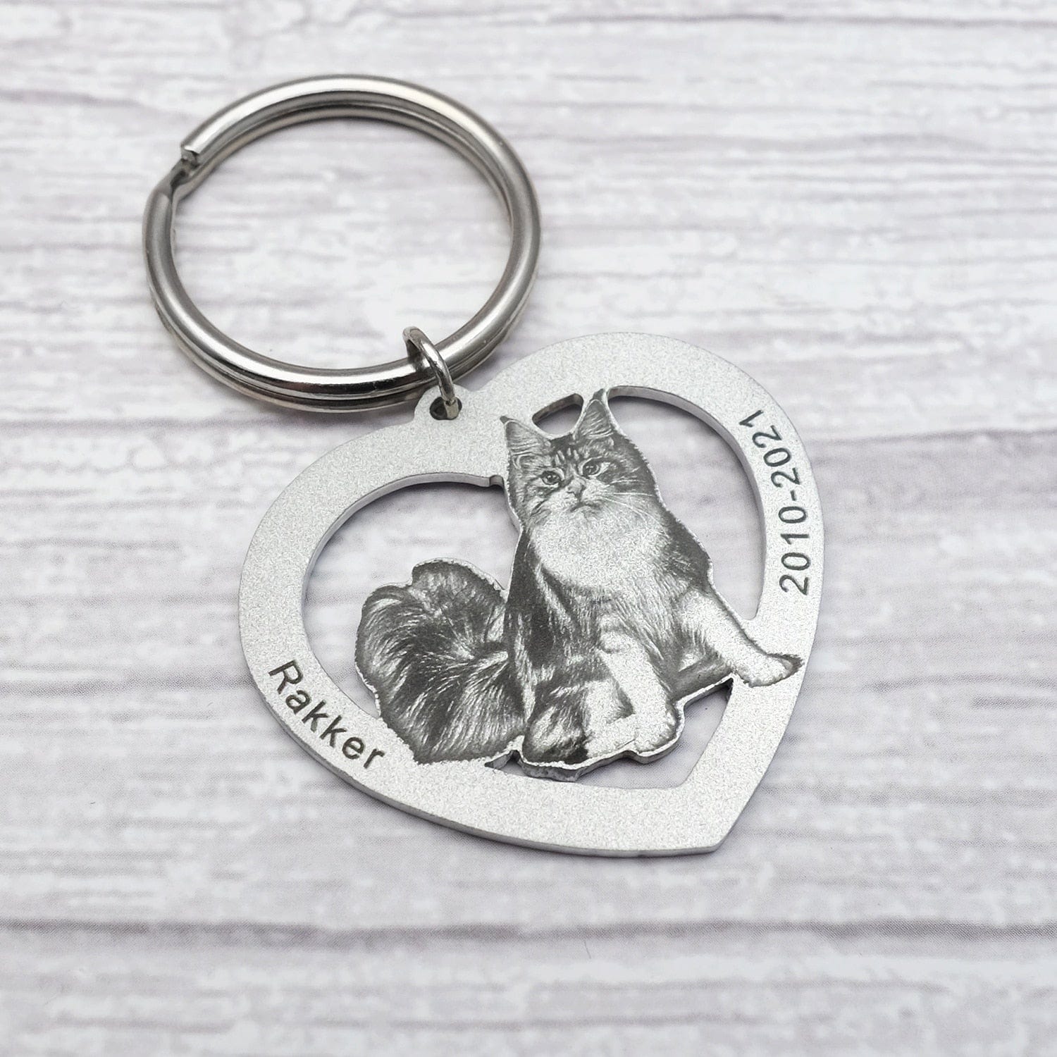 VVS Jewelry hip hop jewelry Custom Name and Photo Keychain Pet Jewelry