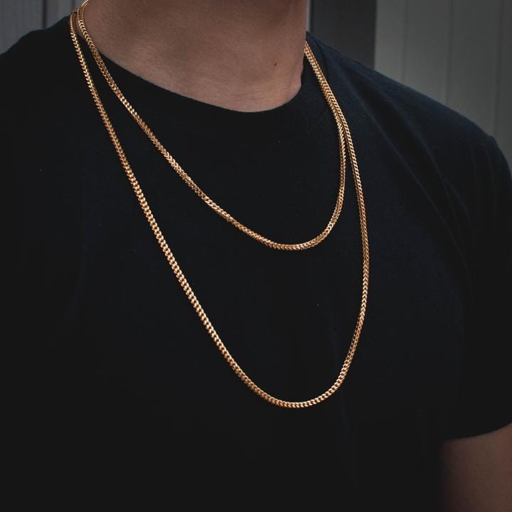 VVS Jewelry hip hop jewelry Gold / 20 Inch VVS Jewelry BOGO Micro Franco Chain - Buy One Get One Free