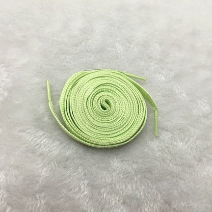 VVS Jewelry hip hop jewelry green / 100cm Luminous Flat Shoelaces