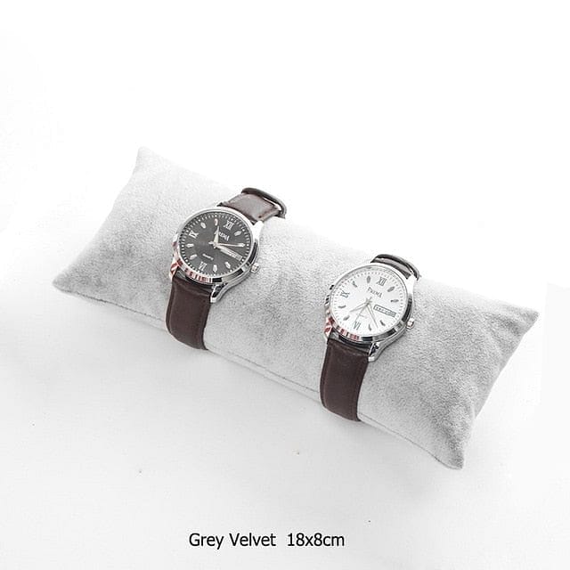 VVS Jewelry hip hop jewelry Grey Velvet L Velvet Bangle & Watch Pillow Cushion