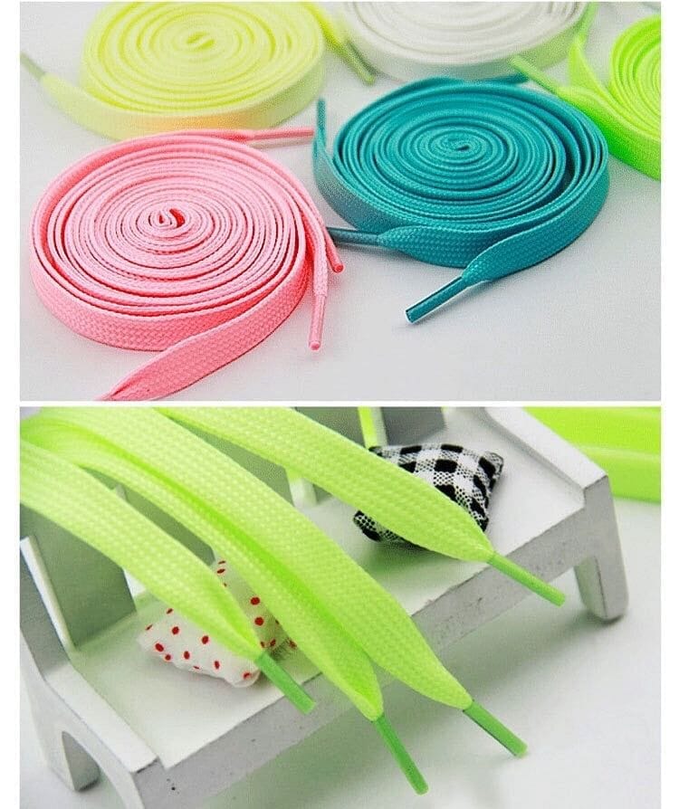 VVS Jewelry hip hop jewelry Luminous Flat Shoelaces