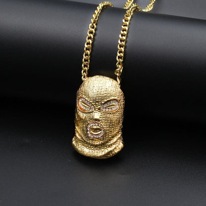 VVS Jewelry hip hop jewelry Ski Mask Pendant Tennis Bundle