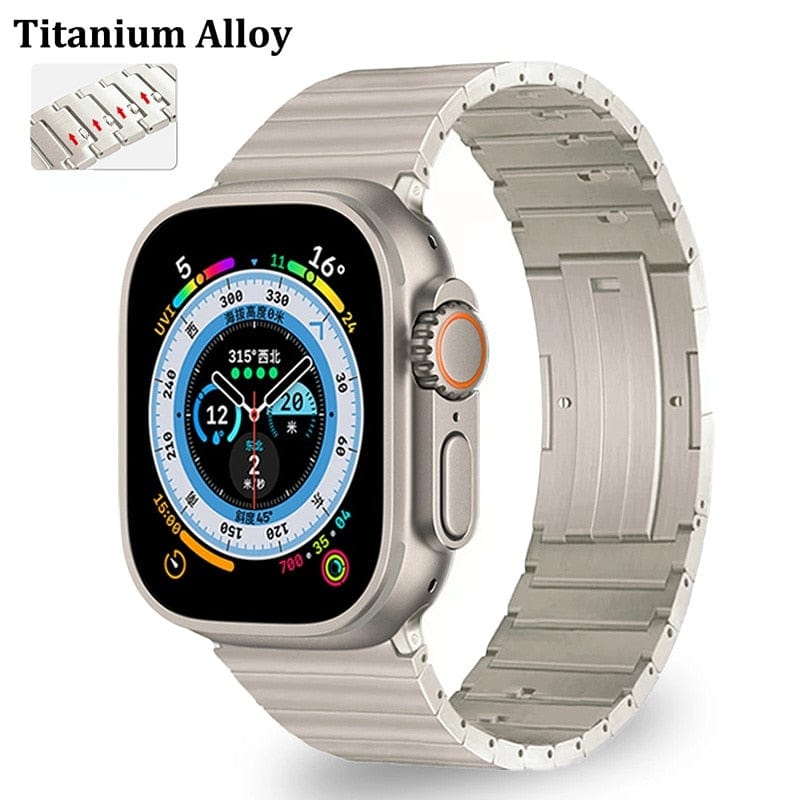 VVS Jewelry hip hop jewelry Titanium Stainless Steel Classic Apple Watch Band