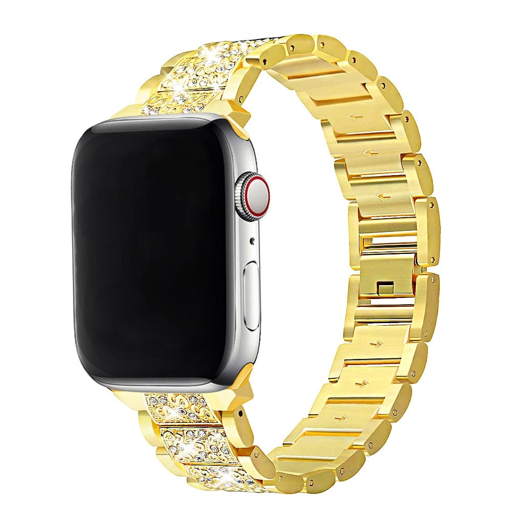 VVS Jewelry hip hop jewelry VVS Jewelry Iced Out Apple Watch Band + FREE Case