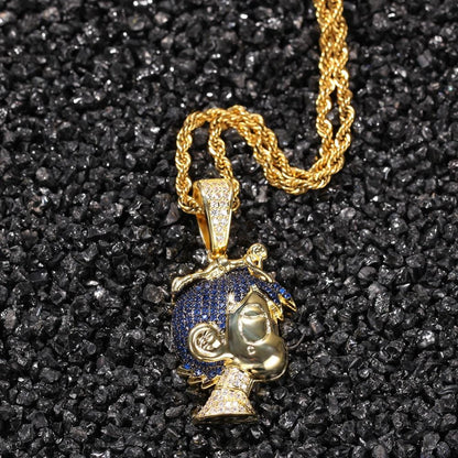 VVS Jewelry hip hop jewelry VVS Jewelry "LIL UZI VERT" Pendant + Chain