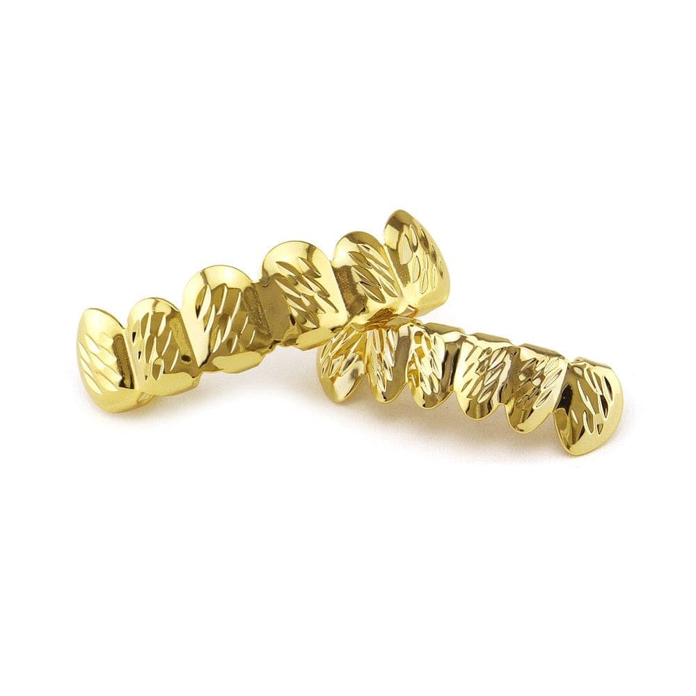 VVS Jewelry hip hop jewelry VVS Jewelry Punk Diamond Cut Grillz Set