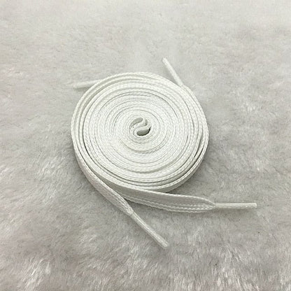 VVS Jewelry hip hop jewelry White / 100cm Luminous Flat Shoelaces